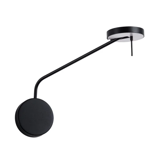 Бра LED Malcone 2623/06 AP-9 Divinare чёрный на 1 лампу, основание чёрное в стиле лофт современный 
