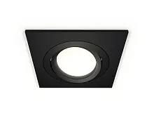 Светильник точечный Techno Spot XC XC7632081 Ambrella light чёрный 1 лампа, основание чёрное в стиле современный хай-тек квадратный