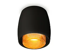 Светильник накладной Techno spot XS1142024 Ambrella light чёрный 1 лампа, основание чёрное в стиле хай-тек современный круглый