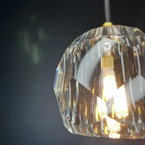 Светильник подвесной Boule 84594-22 ImperiumLoft прозрачный 1 лампа, основание латунь в стиле современный  фото 10