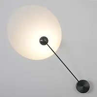 Бра LED ALTO AP5W LED BLACK Crystal Lux чёрный на 1 лампу, основание чёрное в стиле современный 