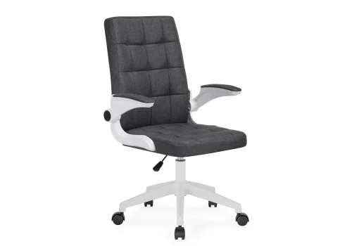 Компьютерное кресло Elga dark gray / white 15609 Woodville, серый/ткань, ножки/пластик/белый, размеры - *1040***630*590