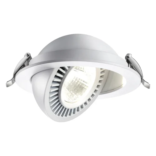 Светильник точечный LED Gesso 358817 Novotech белый 1 лампа, основание белое в стиле современный  фото 4