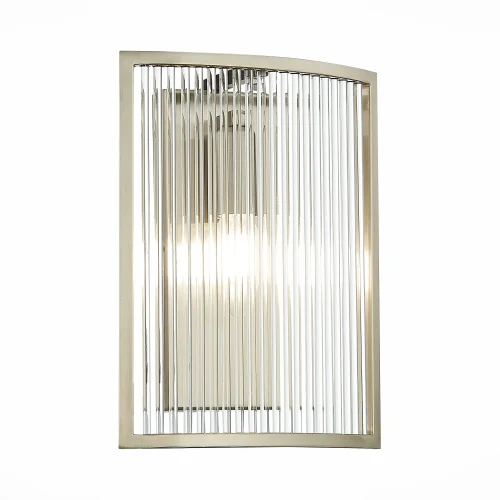 Бра Cosenza SL1234.101.01 ST-Luce прозрачный на 1 лампа, основание никель в стиле современный американский 