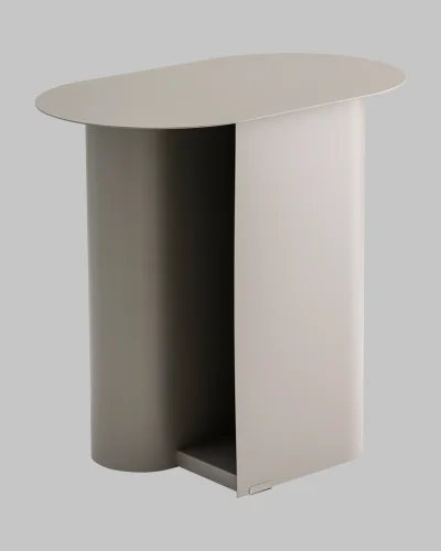Журнальный столик Yvaine, металл, темно-серый УТ000040318 Stool Group столешница серая из металл фото 2