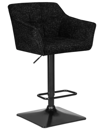 Стул барный набор 2 шт. SET-2 5033-LM RALF, цвет сиденья черный твид (LEO18), цвет основания черный Dobrin, /текстиль, ножки/металл/чёрный, размеры - 900*1120***580*550 фото 2 Стул барный набор 2 шт. SET-2 5033-LM RALF, цвет сиденья черный твид (LEO18), цвет основания черный Dobrin, /текстиль, ножки/металл/чёрный, размеры - 900*1120***580*550 фото 2