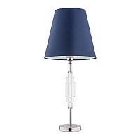 Настольная лампа Felino FEL-LG-1(BN/A) Kutek синяя 1 лампа, основание никель металл в стиле классический 