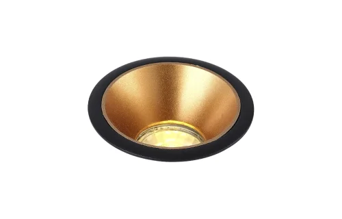 Светильник точечный CLT 052C BL-GO Crystal Lux золотой чёрный 1 лампа, основание чёрное в стиле современный  фото 3