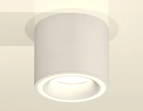 Светильник накладной XS7401040 Ambrella light белый 1 лампа, основание белое в стиле хай-тек современный круглый фото 4