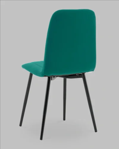 Стул Easy new велюр зеленый УТ000041668 Stool Group, зелёный/велюр, ножки/металл/чёрный, размеры - ***** фото 5