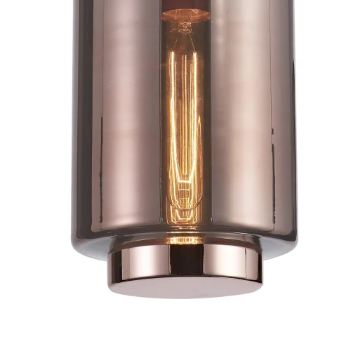 Светильник подвесной лофт JARRAS 6199 Mantra прозрачный медь 1 лампа, основание медь в стиле лофт выдувное фото 4