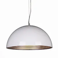 Светильник подвесной SL279.503.01 St-Luce серебряный белый 1 лампа, основание белое в стиле современный 