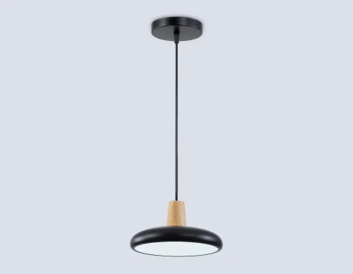 Светильник подвесной LED FL4839 Ambrella light чёрный на 1 лампу, основание чёрное в стиле хай-тек фото 4