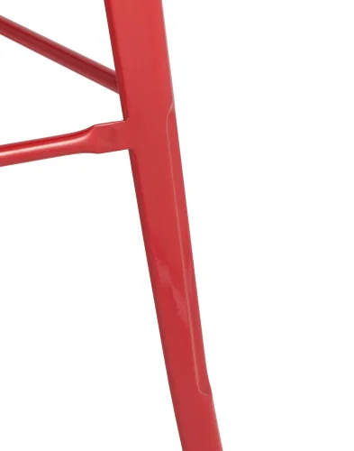 Стул барный TOLIX красный глянцевый УТ000000944 Stool Group, красный/, ножки/металл/красный, размеры - ****430*430 фото 2