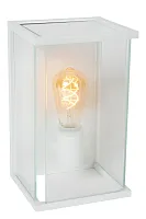 Настенный светильник Claire 27883/01/31 Lucide уличный IP54 белый 1 лампа, плафон прозрачный в стиле винтаж E27