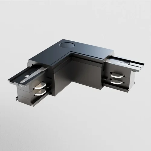 Коннектор для шинопровода 3 phase track system TRA005CL-31B-R Maytoni чёрный в стиле для светильников серии 3 Phase Track System подвесной накладной trinity трёхфазный трёхфазный фото 6