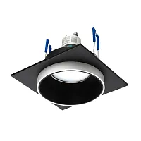 Светильник точечный Carosso 900452 Eglo чёрный 1 лампа, основание чёрное в стиле современный 