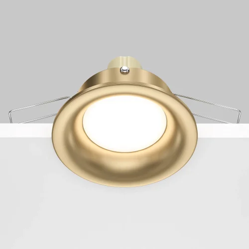 Светильник точечный Slim DL027-2-01-MG Maytoni матовый золото 1 лампа, основание матовое золото в стиле современный  фото 5