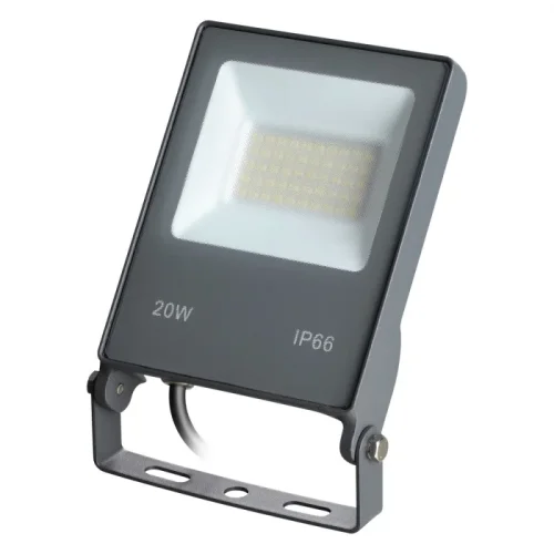 Прожектор LED Armin 358577 Novotech уличный IP66 серый 1 лампа, плафон серый в стиле хай-тек современный LED