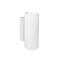 Бра PAUL AP2 ROUND Ideal Lux белый 2 лампы, основание белое в стиле современный 