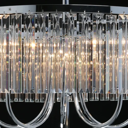 Люстра подвесная Гослар 498015805 MW-Light прозрачная на 5 ламп, основание бронзовое в стиле классический  фото 5