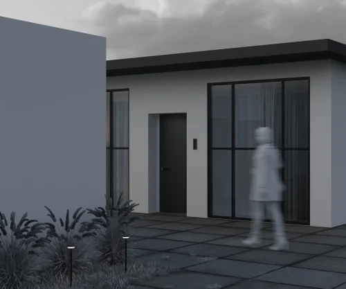 Ландшафтный светильник LED Stake O503FL-L4B3K1 Maytoni уличный IP65 чёрный на 1 лампу, плафон чёрный в стиле современный хай-тек LED фото 6