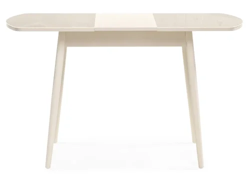 Стеклянный стол Калверт кремовый 551084 Woodville столешница кремовая из стекло лдсп фото 3