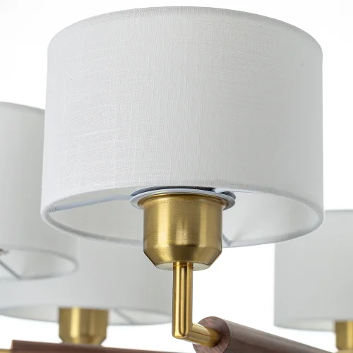 Люстра подвесная Sherman CL436172 Citilux белая на 7 ламп, основание бронзовое в стиле классический современный кантри фото 5 Люстра подвесная Sherman CL436172 Citilux белая на 7 ламп, основание бронзовое в стиле классический современный кантри фото 5