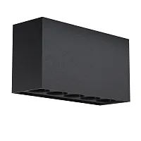 Накладной светильник уличный LED Ares O309CL-L10GF3K Maytoni уличный IP54 графит на 1 лампу, плафон графит в стиле хай-тек современный LED
