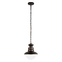 Подвесной светильник уличный Пимонт / Piemonte 100022P LOFT IT уличный IP55 чёрный на 1 лампу, плафон прозрачный в стиле классический E27