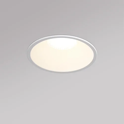 Светильник точечный Nova 359854 Novotech белый на 1 лампу, основание белое в стиле хай-тек круглый фото 6