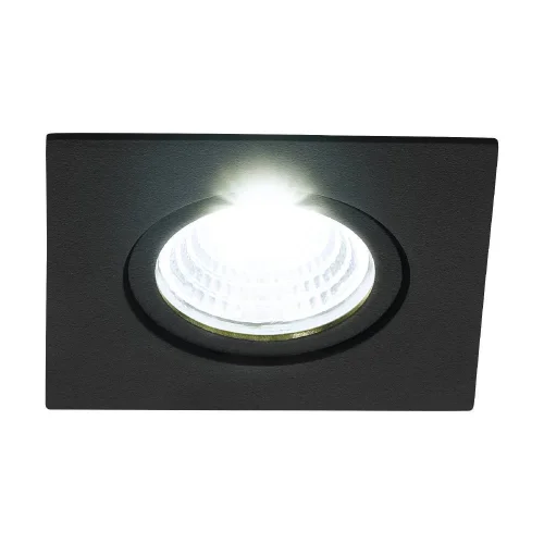 Светильник точечный LED Saliceto 33394 Eglo чёрный на 1 лампу, основание чёрное в стиле современный квадратный фото 4