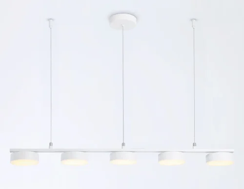 Светильник подвесной LED FL51733 Ambrella light белый 1 лампа, основание белое в стиле современный хай-тек  фото 4
