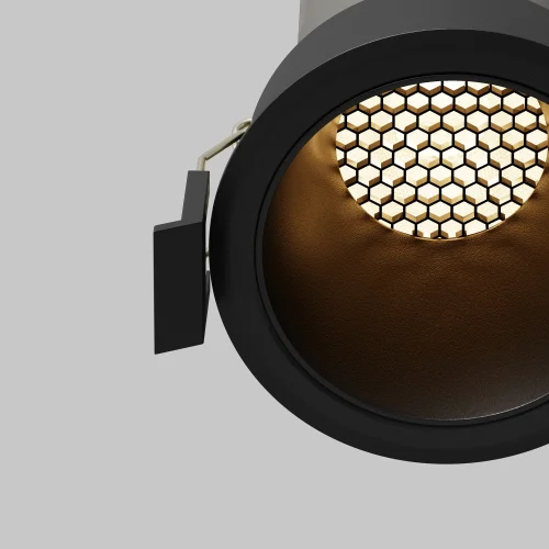 Светильник точечный LED Dip DL116-10W-3K-B Maytoni чёрный на 1 лампу, основание чёрное в стиле современный хай-тек круглый фото 9