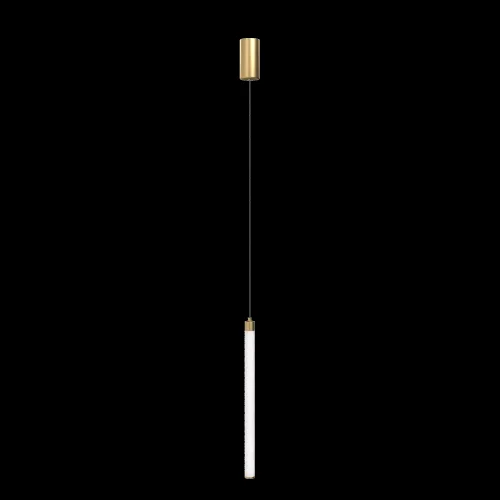 Светильник подвесной LED Ray P022PL-L20G3K Maytoni белый 1 лампа, основание золотое в стиле современный трубочки фото 7