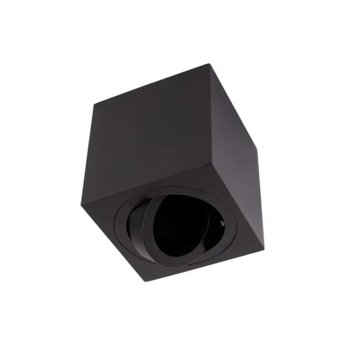 Светильник накладной Unit 10340/A Black LOFT IT чёрный 1 лампа, основание чёрное в стиле современный хай-тек квадратный фото 3