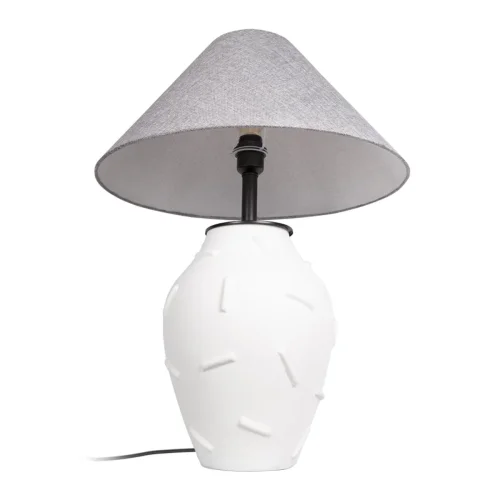 Настольная лампа Euphoria 10287T LOFT IT серая 1 лампа, основание белое керамика в стиле классический современный  фото 3
