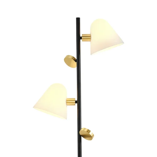 Торшер Statera 3045-2F Favourite  белый 2 лампы, основание чёрное в стиле современный
 фото 3