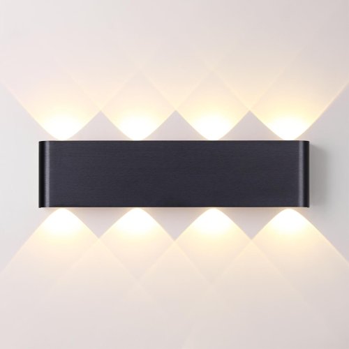 Бра LED Magnum 7191/8WL Odeon Light чёрный на 1 лампу, основание чёрное в стиле хай-тек фото 3