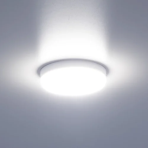 Светильник накладной LED Люмен CL707011 Citilux белый 1 лампа, основание белое в стиле современный круглый фото 2