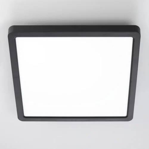 Светильник потолочный LED DIMM Бейсик CL738K241V Citilux белый 1 лампа, основание чёрное в стиле современный хай-тек квадратный фото 3