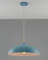 Светильник подвесной Hygo V10655-1P Moderli голубой 1 лампа, основание голубое в стиле лофт скандинавский современный 