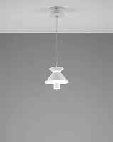 Светильник подвесной LED Ori V10886-PL Moderli белый 1 лампа, основание белое в стиле лофт модерн 