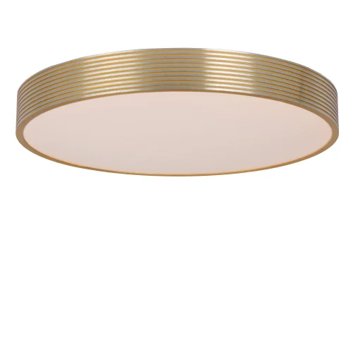 Светильник потолочный LED Malin 79184/24/02 Lucide белый 1 лампа, основание латунь матовое золото в стиле современный  фото 5