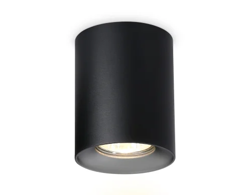 Светильник накладной TN213137 Ambrella light чёрный 1 лампа, основание чёрное в стиле хай-тек современный круглый