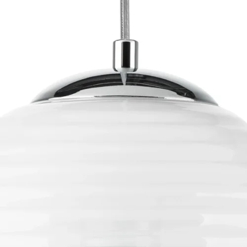 Светильник подвесной Dissimo 804101 Lightstar белый 1 лампа, основание хром в стиле современный арт-деко  фото 3