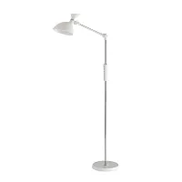 Торшер LED Horsa 8330/15FL Lumion для чтения белый на 1 лампу, основание белое в стиле хай-тек современный 