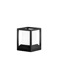 Парковый светильник Trim O455FL-01GF1 Maytoni уличный IP65 графит на 1 лампу, плафон белый в стиле современный хай-тек E27