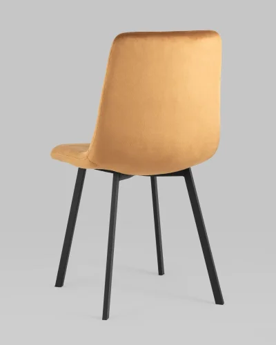 Стул Chilly, велюр терракотовый, сиденье УТ000039628 Stool Group, терракотовый/велюр, ножки/металл/чёрный, размеры - ***** фото 7