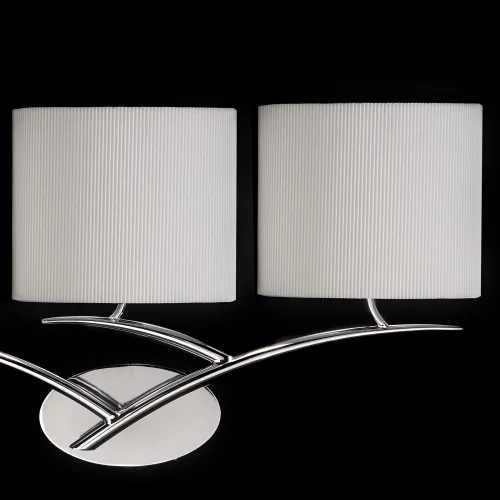 Бра  EVE CROMO - P. CREMA 1136 Mantra белый на 3 лампы, основание хром в стиле модерн  фото 5